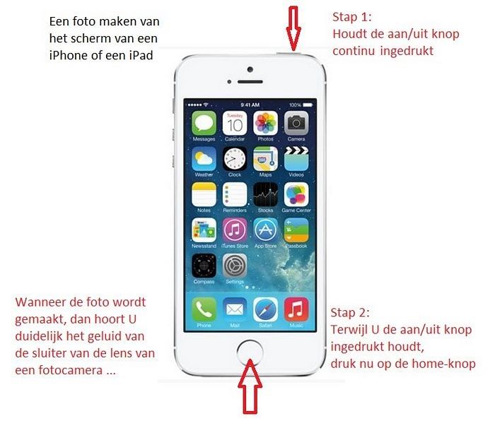 iPhone foto van scherm maken, Windows 10 Help